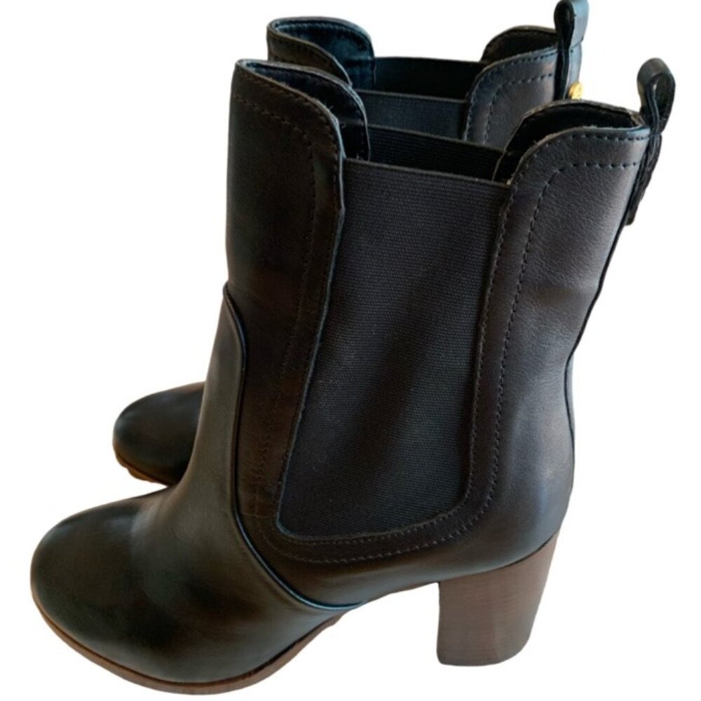 Ted Baker Daphina Black Leather Heeled Chelsea Boot 9